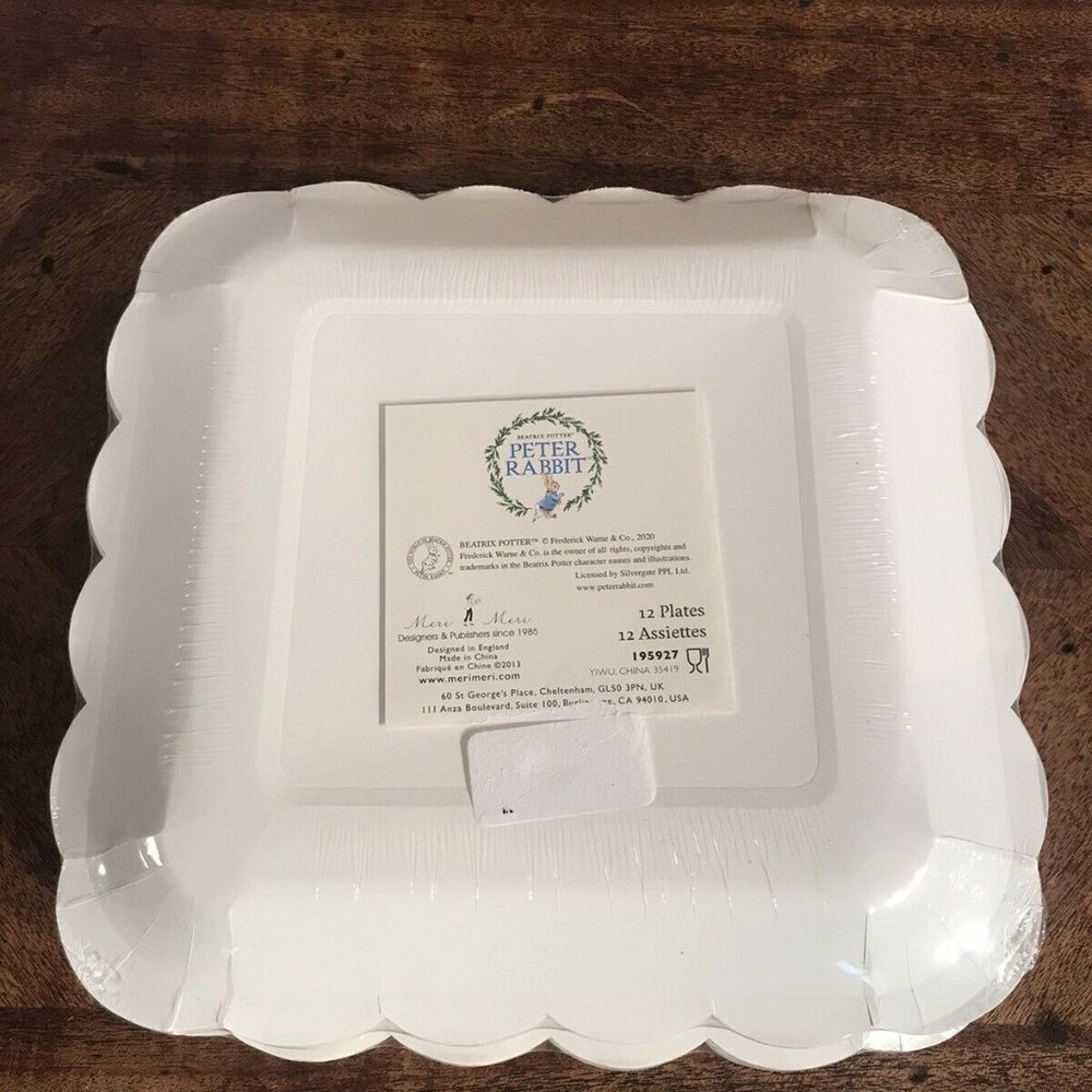 Beatrix Potter Peter Rabbit Party Paper Plates - Picture 5 of 7
